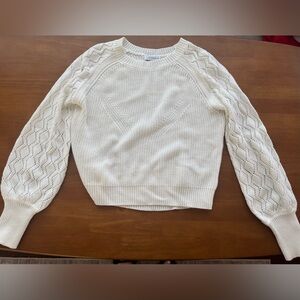 Lucy Paris Cream Knit Sweater